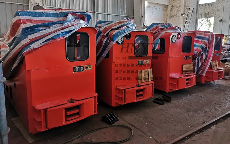 10噸湘潭架線式電機車發往國外
